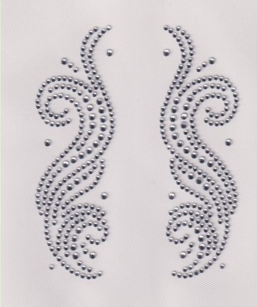 Tribal aus Strass zum Aufbügeln  crystal